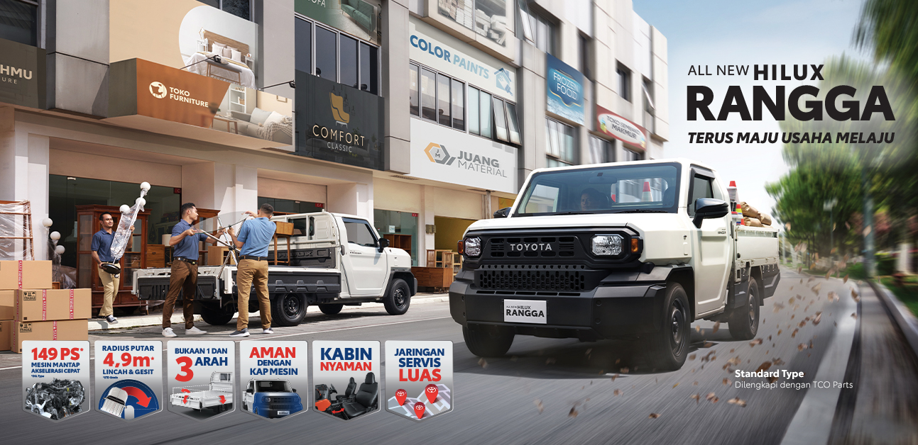 Banner All New Hilux Rangga Dealer Toyota Cianjur