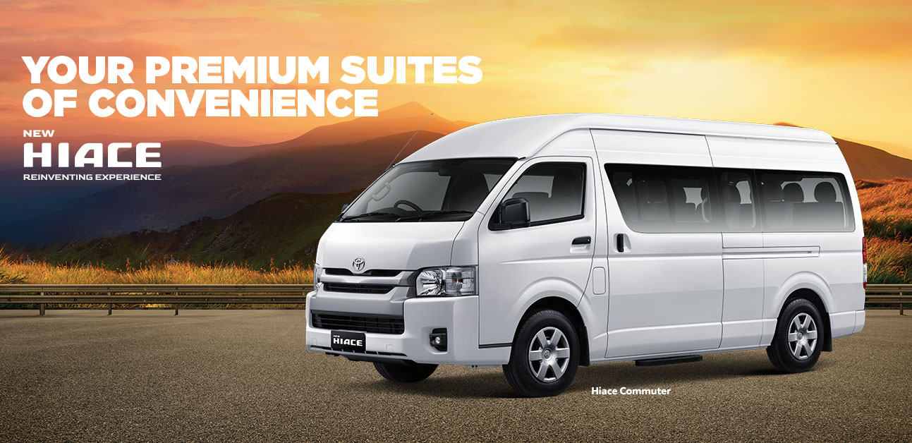 Banner New Hiace Commuter Dealer Toyota Cianjur