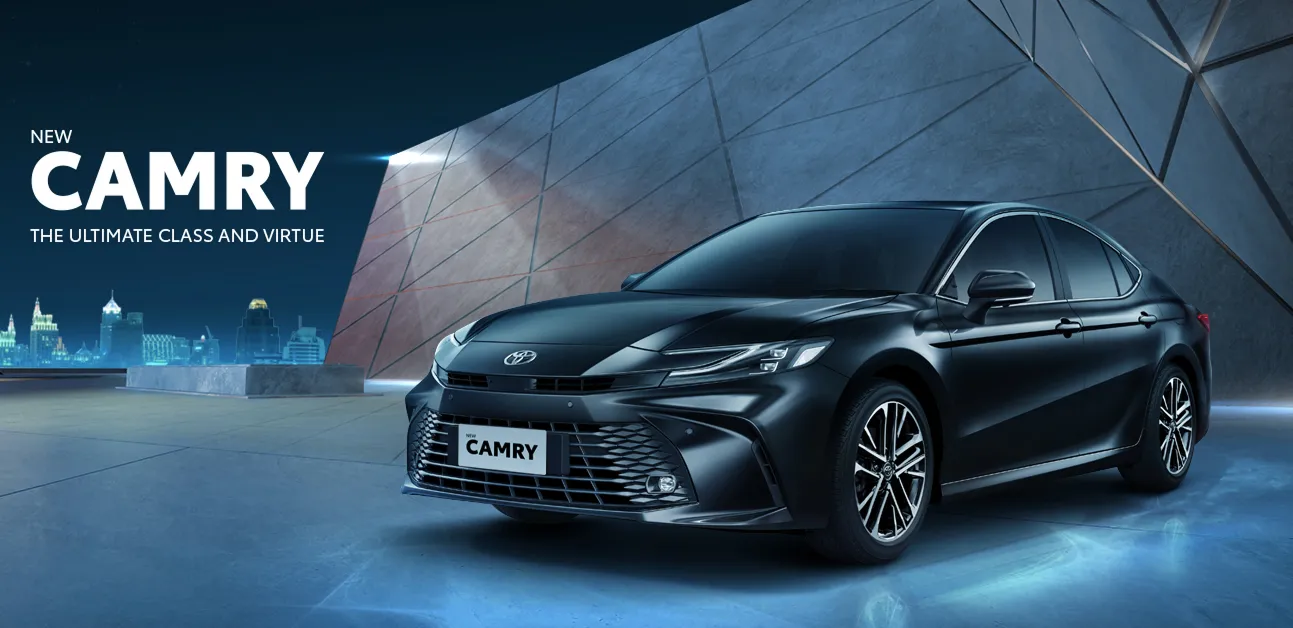 banner New Camry Dealer Toyota Cianjur